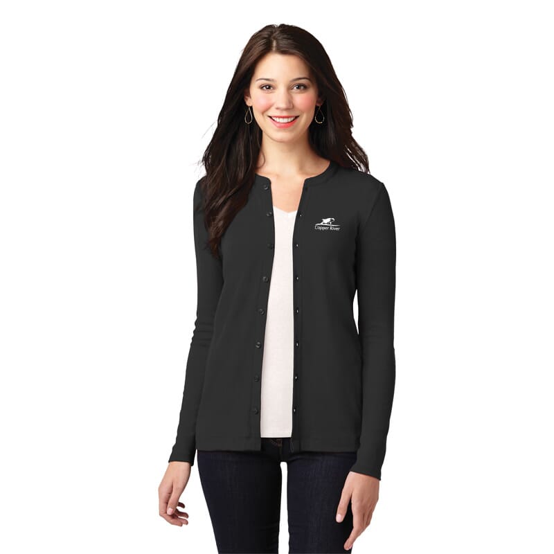 Copper-River Port Authority Women's Concept Stretch Button-Front Cardigan