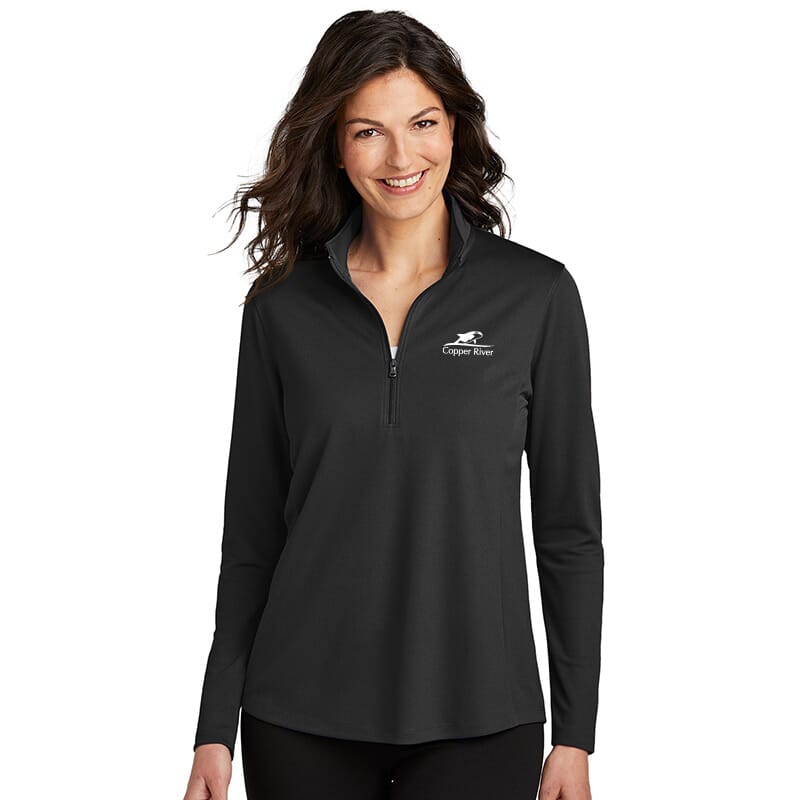 Copper-River Port Authority Women's Dry Zone UV Micro-Mesh 1/4-Zip
