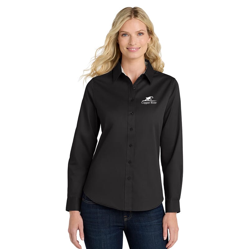 Copper-River Port Authority Women's Long Sleeve Easy Care Shirt