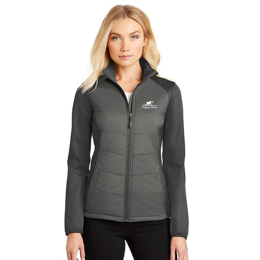[8326023] Copper-River Port Authority Women's Hybrid Soft Shell Jacket