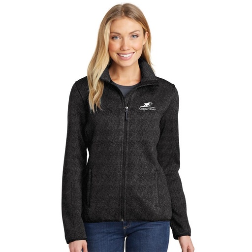 [8326033] Copper-River Women's Port Authority Sweater Fleece Jacket
