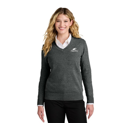 [101135454] Copper-River Port Authority Women’s Easy Care V-Neck Sweater