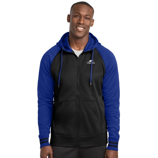 [101235692] Copper-River Varsity Fleece Full-Zip Hooded Jacket